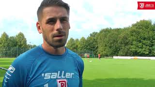 Philipp Pentke nach dem Spiel in Heidenheim [upl. by June916]