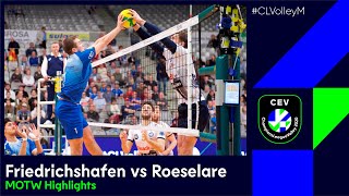 Vfb Friedrichshafen vs Knack Roeselare  MOTW Highlights  CLVolleyM [upl. by Bowyer62]