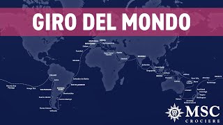 Giro del mondo con MSC Crociere  Planet Cruise – IT [upl. by Paine]