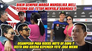 BIKIN HEBOH DI MANDALIKA PESONA GUE GA KALAH AMA PARA RIDERS  SIDAK MANDALIKA MOTO GP 2024 [upl. by Aubarta]