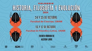 Coloquio quotHistoria Filosofía y Evoluciónquot  15 de octubre [upl. by Daron]