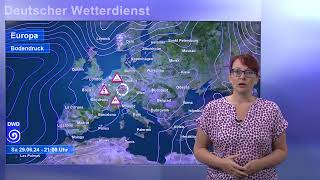 28062024 Unwetterinformation  Deutscher Wetterdienst DWD [upl. by Letsyrc]