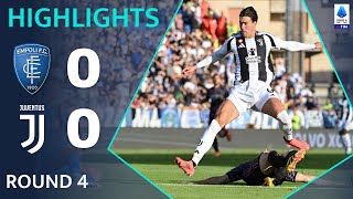 EmpoliJuventus 0  0  Highlights amp Goals  Serie A 202425 [upl. by Ecitnerp]