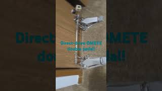 OMETE DIRECT DRIVE DOUBLE BASS DRUM PEDAL DRUMS MUSIC [upl. by Ravi402]