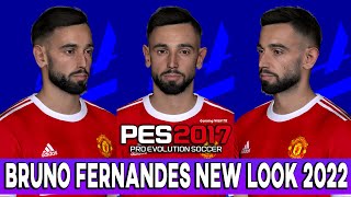 PES 2017 BRUNO FERNANDES NEW FACE amp HAIRSTYLE [upl. by Teece]