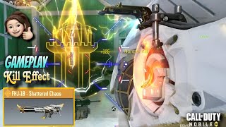 P2W So Amazing FHJ18 Shattered Chaos Full Gameplay amp Kill Effect  iron Sight amp inspection  Codm [upl. by Anaela15]