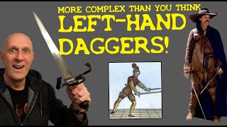 Renaissance LEFT HAND DAGGERS Not ONLY for using with RAPIERS [upl. by Robbyn]