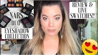 Nars Eyeshadow Duo Collection  Live Swatches amp Review [upl. by Wennerholn4]