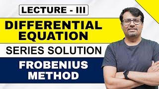 Series Solution of Differential Equation  Frobenius Method  Power Series Method [upl. by Einalem]