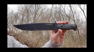 Cold Steel Drop Forged Survivalist knife review [upl. by Redmer]