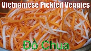 How To Make Vietnamese Pickled Carrot amp Daikon  Cách Làm Đồ Chua [upl. by Lehplar198]