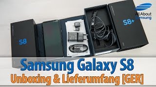 Samsung Galaxy S8 Unboxing und Lieferumfang deutschGER 4k [upl. by Mcgurn]