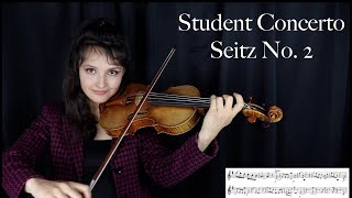 Concerto No 2 in G Major Op 13 3rd Mvt  Friedrich Seitz  Suzuki Book 4 violin suzuki [upl. by Kamila]