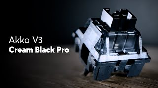 Akko V3 Cream Black Pro Linear switch Sound Test amp Review [upl. by Ainoek]