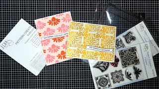 LDRS Creative quotPattern Creatorquot Stamps amp Template Bundle Review Tutorial So Cool [upl. by Glimp]