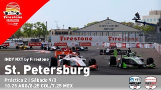 INDY NXT  St Petersburg  Práctica 2 [upl. by Anola]