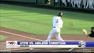 UTPB Baseball Rally Falls Short at ACU [upl. by Anahsak]