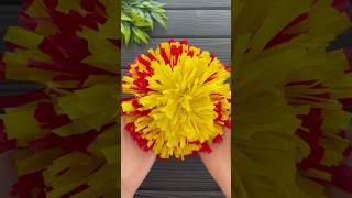 Wow Amazing Idea Crepe Paper Flower DIY Decoration Craft [upl. by Huggins8]