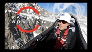 Flying a glider fast through the French Alps [upl. by Un777]