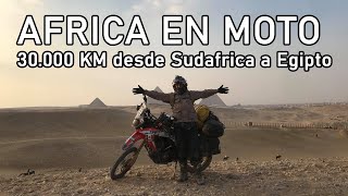 Viaje en Moto 250cc por África 4 meses de viaje 30 mil KM CRF 250 rally Crf250rally [upl. by Dagall]