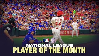 Aristides Aquino WENT OFF to win Augusts NL Player of the Month [upl. by Ahola420]