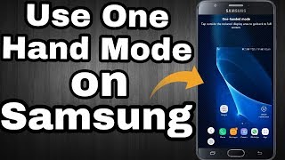 How to use one handed mode on Samsung galaxy J7J7 PrimeS7 EdgeS8A8Mobile Phone [upl. by Gilletta]