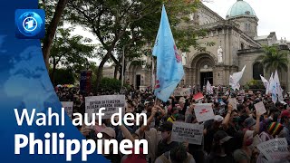 Philippinen DiktatorenSohn Marcos vor klarem Wahlsieg [upl. by Karine]