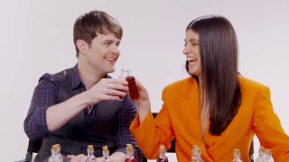 Joey Batey And Anya Chalotra Try Out Polish Drinks English Translation [upl. by Constantia]