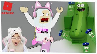 MELARIKAN DIRI DARI PICKLE RICK BANK  ESCAPE PICKLE RICK BANK OBBY Roblox Indonesia [upl. by Honeywell660]