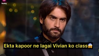 Bigg boss Ekta kapoor ne lagai Vivian Dsena ki class 😱viviandsena ektakapoor biggboss18 [upl. by Dualc43]