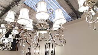 NewYork Hampton Halo 6 Light Chandelier W60cm [upl. by Godewyn]