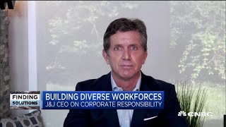 JampJ CEO Alex Gorsky on corporate responsibility to address racial inequality [upl. by Eentihw]