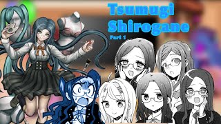 Different animes react to each otherpart 110\\ Danganronpa V3  Tsumugi Shirogane  •大好き• [upl. by Ettevi]