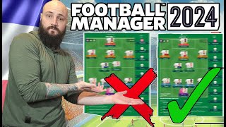 FM24 Glory hunter LYON End of the season TACTIC Change [upl. by Ardnoet]