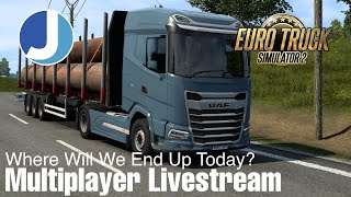 Euro Truck Simulator 2  Truckers MP Livestream  Where Will We End Up [upl. by Clarence]