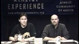 Matt Dillahuntys First Call To The Atheist Experience Show extract from episode 381 [upl. by Illom]