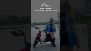 Honda Zoomer E di chuyển 90km1 lần sạc với Smartkey hiện đại Nâng cấp thêm YÊN dễ dàng ebikevn [upl. by Iggam564]