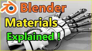 How to Create any Material in Blender   Blender Principled bsdf Shader Explained [upl. by Gayner870]