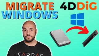 Move Windows to Another Drive Without Losing Data HDD amp SSD Using 4DDiG [upl. by Cia]