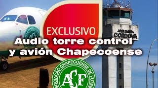 AUDIO ORIGINAL TORRE DE CONTROL Y PILOTO DE AVION DEL CHAPECOENSE [upl. by Jacquelynn47]