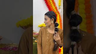 diwalihairstyle hairstyle hairstyleinspo hairstyleideas easyhairstyle diwali youtube fyp [upl. by Nahgeam]