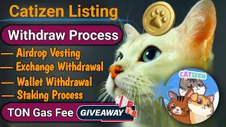 Catizen  Withdrawal amp Staking Update  Catizen Airdrop  Earn Online QamarZiaAli [upl. by Aieki192]