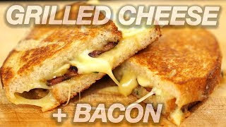 Bacon Grilled Cheese Easy amp Quick Recipe [upl. by Atiram]