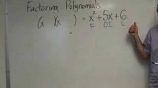 Algebra  Introduction to Factoring Trinomials [upl. by Abih]