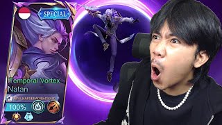 REVIEW SKIN SPECIAL NATAN TEMPORAL VORTEX  Mobile legends [upl. by Nala]