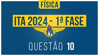 Questão 10 ITA 2024  1ª Fase  Física [upl. by Michail216]