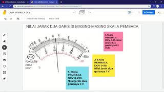 AVOMETER  PENGUKURAN DCV amp CARA BACA HASIL UKUR [upl. by Arette871]