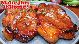 Amazing SECRET to a Delicious PORK recipe that melts in your mouth 💯✅ SIMPLE WAY to COOK Pork Steak [upl. by Nyleve814]