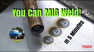 Learn How to MIG Weld Automotive Sheet Metal in 5 Minutes [upl. by Ynaffet405]