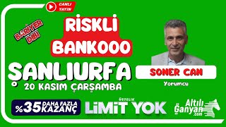 ŞANLIURFA  Canlı Yayın  Bariyer Dibi  20 Kasım 2024 Çarşamba atyarisi [upl. by Anicnarf]